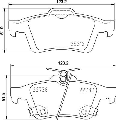 DON PCP1982 - Гальмівні колодки, дискові гальма autozip.com.ua