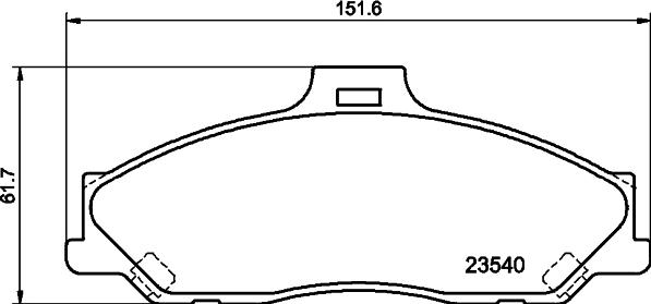 DON PCP1935 - Гальмівні колодки, дискові гальма autozip.com.ua