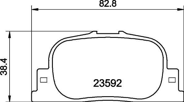 DON PCP1936 - Гальмівні колодки, дискові гальма autozip.com.ua