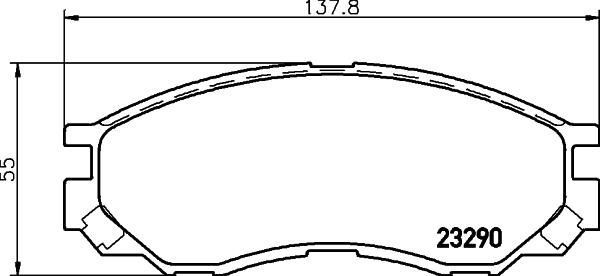 DON PCP1924 - Гальмівні колодки, дискові гальма autozip.com.ua