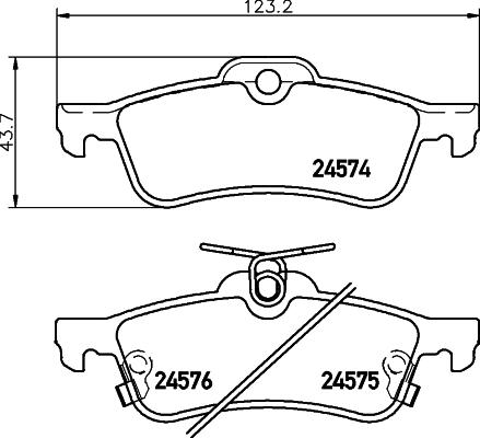 DON PCP1444 - Гальмівні колодки, дискові гальма autozip.com.ua