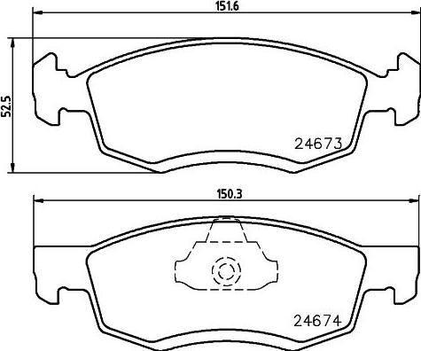 DON PCP1445 - Гальмівні колодки, дискові гальма autozip.com.ua