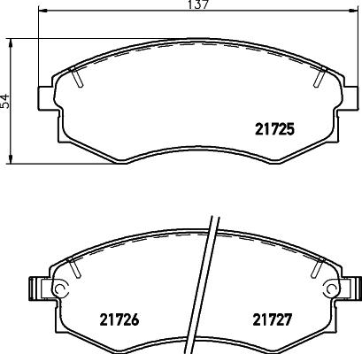 DON PCP1461 - Гальмівні колодки, дискові гальма autozip.com.ua