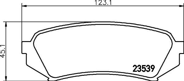 DON PCP1415 - Гальмівні колодки, дискові гальма autozip.com.ua