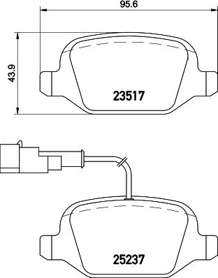 DON PCP1488 - Гальмівні колодки, дискові гальма autozip.com.ua