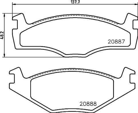 DON PCP1425 - Гальмівні колодки, дискові гальма autozip.com.ua