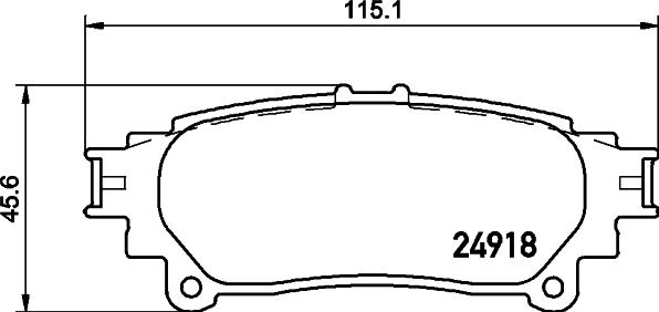 DON PCP1420 - Гальмівні колодки, дискові гальма autozip.com.ua