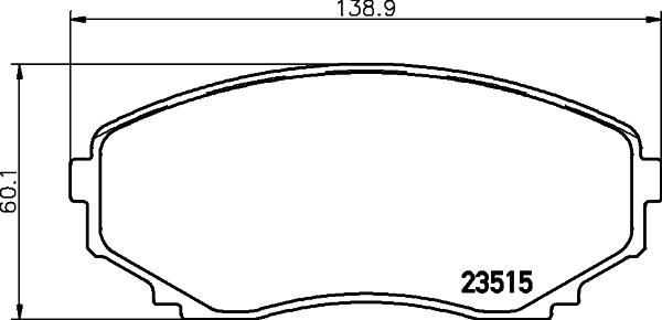 DON PCP1427 - Гальмівні колодки, дискові гальма autozip.com.ua