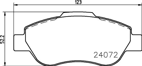 DON PCP1556 - Гальмівні колодки, дискові гальма autozip.com.ua