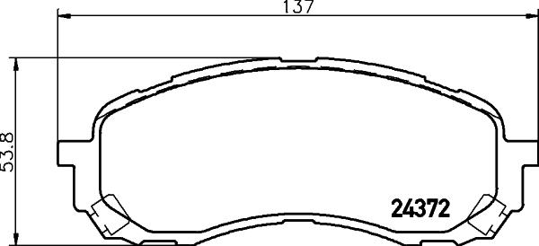 DON PCP1563 - Гальмівні колодки, дискові гальма autozip.com.ua