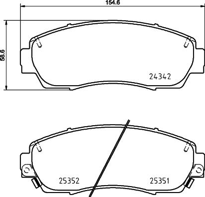 DON PCP1502 - Гальмівні колодки, дискові гальма autozip.com.ua