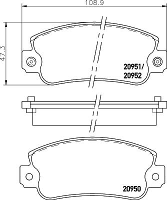 DON PCP1535 - Гальмівні колодки, дискові гальма autozip.com.ua