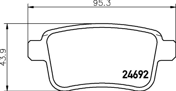 DON PCP1525 - Гальмівні колодки, дискові гальма autozip.com.ua