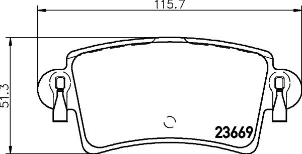 DON PCP1643 - Гальмівні колодки, дискові гальма autozip.com.ua