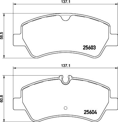 DON PCP1653 - Гальмівні колодки, дискові гальма autozip.com.ua