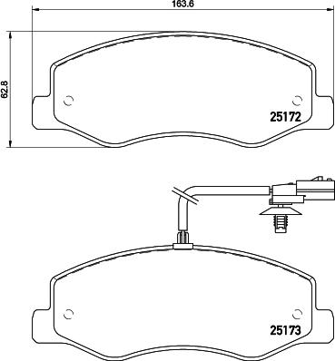 DON PCP1688 - Гальмівні колодки, дискові гальма autozip.com.ua