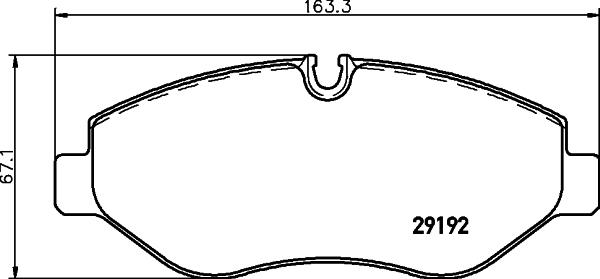 DON PCP1629 - Гальмівні колодки, дискові гальма autozip.com.ua