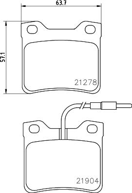 DON PCP1672 - Гальмівні колодки, дискові гальма autozip.com.ua