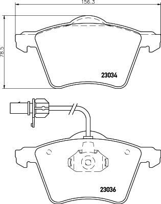 DON PCP1677 - Гальмівні колодки, дискові гальма autozip.com.ua