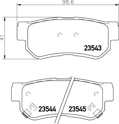 DON PCP1093 - Гальмівні колодки, дискові гальма autozip.com.ua