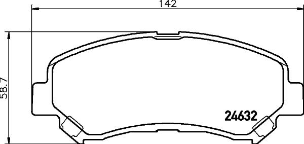 DON PCP1065 - Гальмівні колодки, дискові гальма autozip.com.ua