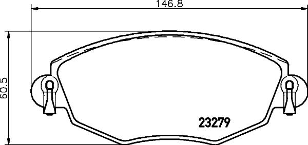 DON PCP1068 - Гальмівні колодки, дискові гальма autozip.com.ua