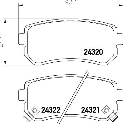 DON PCP1063 - Гальмівні колодки, дискові гальма autozip.com.ua