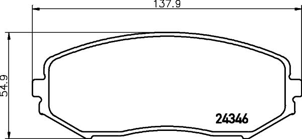 DON PCP1081 - Гальмівні колодки, дискові гальма autozip.com.ua