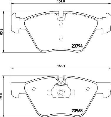 DON PCP1039 - Гальмівні колодки, дискові гальма autozip.com.ua