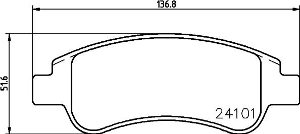 DON PCP1023 - Гальмівні колодки, дискові гальма autozip.com.ua