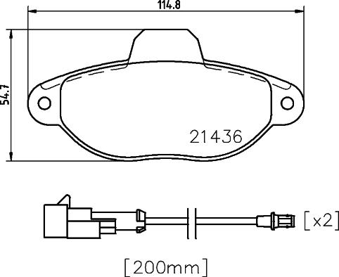 DON PCP1074 - Гальмівні колодки, дискові гальма autozip.com.ua