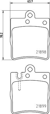 DON PCP1075 - Гальмівні колодки, дискові гальма autozip.com.ua