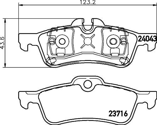 DON PCP1141 - Гальмівні колодки, дискові гальма autozip.com.ua