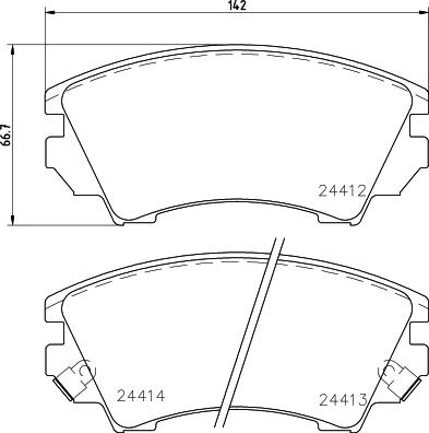 DON PCP1152 - Гальмівні колодки, дискові гальма autozip.com.ua