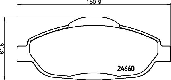 DON PCP1100 - Гальмівні колодки, дискові гальма autozip.com.ua