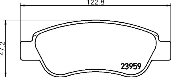 DON PCP1101 - Гальмівні колодки, дискові гальма autozip.com.ua