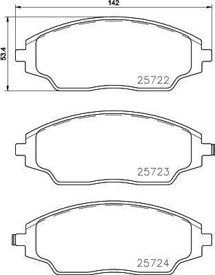 DON PCP1179 - Гальмівні колодки, дискові гальма autozip.com.ua