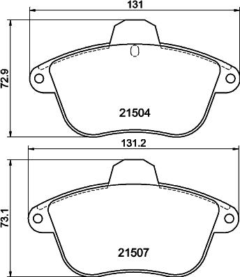 DON PCP1856 - Гальмівні колодки, дискові гальма autozip.com.ua