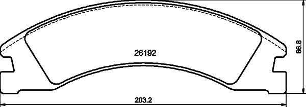 DON PCP1828 - Гальмівні колодки, дискові гальма autozip.com.ua