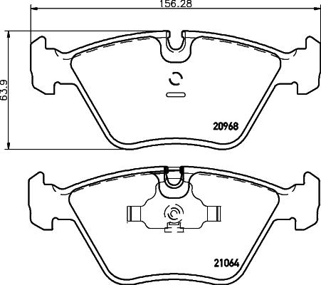 DON PCP1395 - Гальмівні колодки, дискові гальма autozip.com.ua