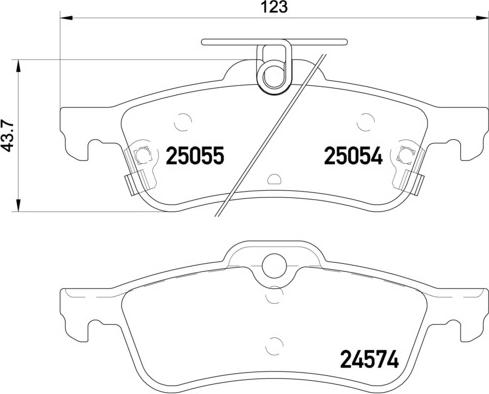 DON PCP1397 - Гальмівні колодки, дискові гальма autozip.com.ua