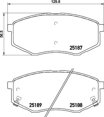 DON PCP1344 - Гальмівні колодки, дискові гальма autozip.com.ua