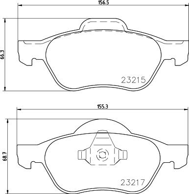 DON PCP1346 - Гальмівні колодки, дискові гальма autozip.com.ua