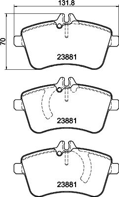 DON PCP1340 - Гальмівні колодки, дискові гальма autozip.com.ua