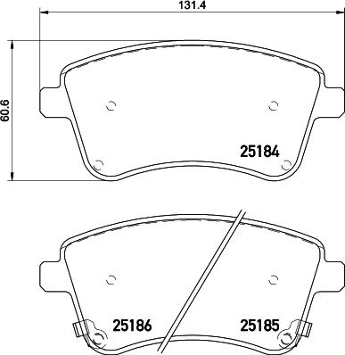 DON PCP1363 - Гальмівні колодки, дискові гальма autozip.com.ua