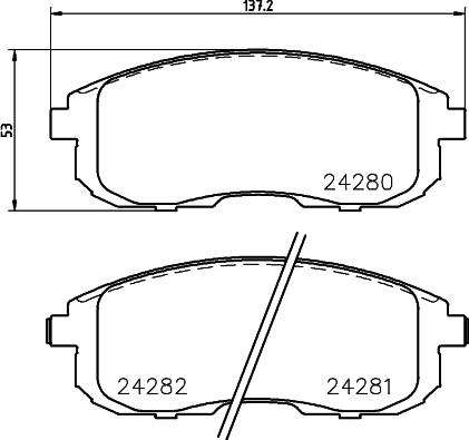 DON PCP1319 - Гальмівні колодки, дискові гальма autozip.com.ua