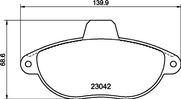 DON PCP1317 - Гальмівні колодки, дискові гальма autozip.com.ua