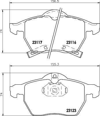 DON PCP1375 - Гальмівні колодки, дискові гальма autozip.com.ua