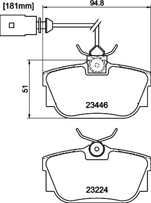 DON PCP1371 - Гальмівні колодки, дискові гальма autozip.com.ua