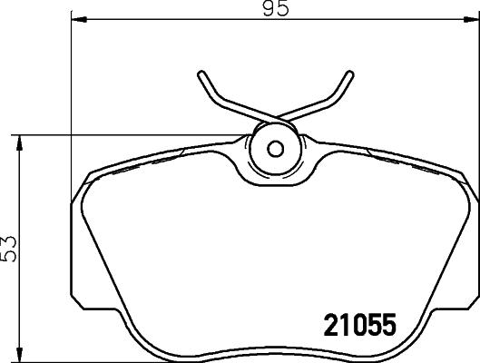 DON PCP1245 - Гальмівні колодки, дискові гальма autozip.com.ua